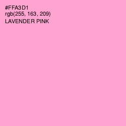 #FFA3D1 - Lavender Pink Color Image